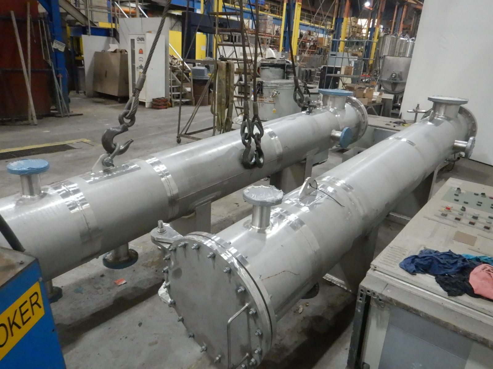564 sq.ft., 150/FV psi shell, 50/FV psi tube, Paget, 316L Stainless Steel shell-tube heat exchanger, 2022 - Image 6