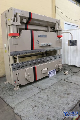 90 Ton, Cincinnati #90ASx8, hydraulic press brake, 10' overall, 100" between housing, 8" stroke, 7"-15" DL - Image 1