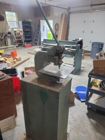 4 Ton, Whitney -Jensen #118, Manual Sheet Metal Punch, 24-gauge, 3/4" stroke, 1" punch shank, 3/4" die space - Image 3