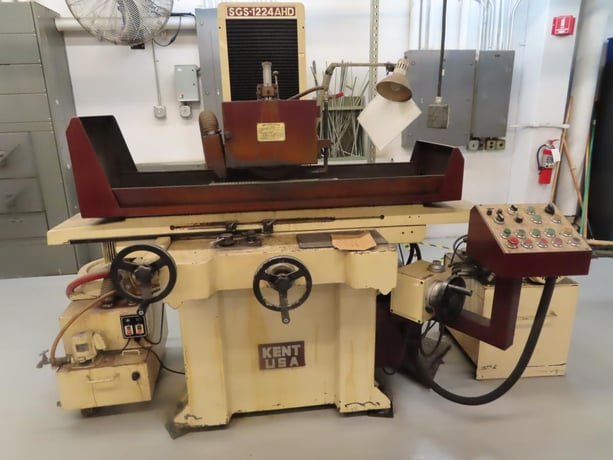 12" x 24" Kent #SGS-1224-AHD, Automatic Reciprocating Surface Grinder, 14" x 1-1/2" x 5" grinding wheel - Image 1