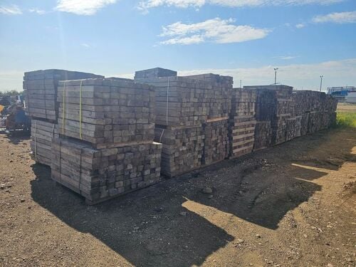Pipeline Skids/Dunnage, 5' long, 4" x 6" cross-section, bundles of 72 pieces - Image 2