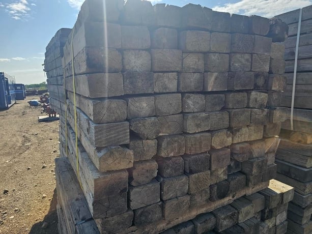 Pipeline Skids/Dunnage, 5' long, 4" x 6" cross-section, bundles of 72 pieces - Image 3