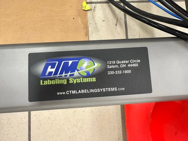 CTM #3600A-ZE511-4-2, Label Applicator w/ T-base Stand & Tamps, Zebra ZE511 printer, 115 V., 90 psi, 3-5 cmf - Image 6