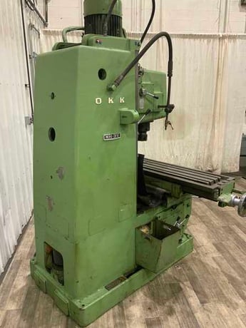 OKK #MH-3V, vertical milling machine, 65" x14-1/4" table, automatic lube, coolant, #50NS - Image 7