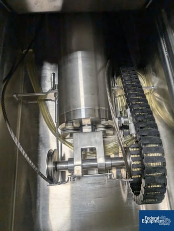 EHS #DT710, Drum Handler, Stainless Steel, 24" diameter x 36" H drum, 150 kg, unused, 2016 - Image 7