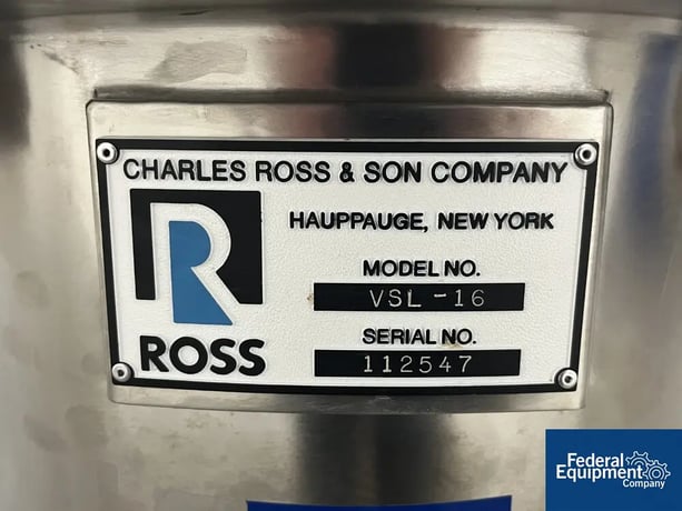16 L Ross #VSL-16, Tank - Image 2