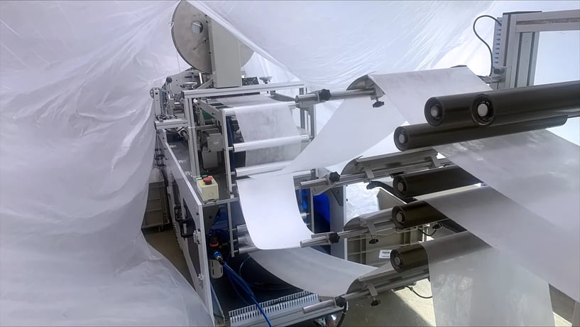 KYD #TLC09, N95 mask making machine, 50-60 pc/min, fully automatic, 2020 - Image 3