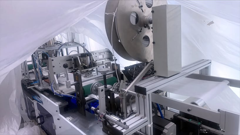 KYD #TLC09, N95 mask making machine, 50-60 pc/min, fully automatic, 2020 - Image 4