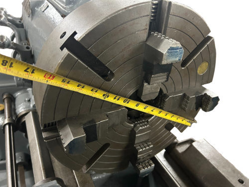 17" x 60" Monarch Engine Lathe, 4-Jaw Chuck, Tool Post, S/N 13562 - Image 4