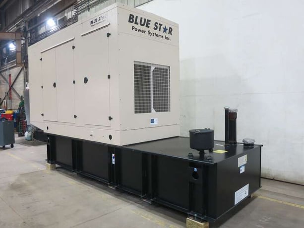 250 KW Blue Star Power Systems #JD250-02, diesel generator set, 120/208 Volts, 422 HP @ 1800 RPM, John Deere - Image 3