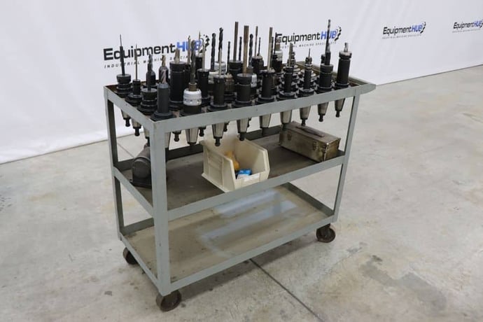 Caterpillar 50 assorted tool holders in cart (36 available) - Image 2