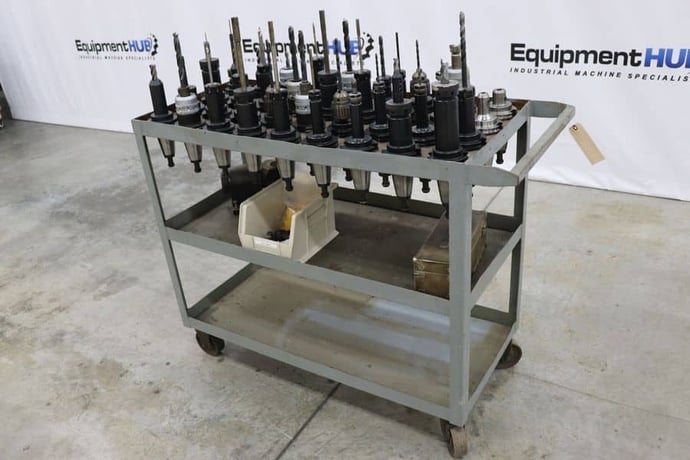 Caterpillar 50 assorted tool holders in cart (36 available) - Image 3