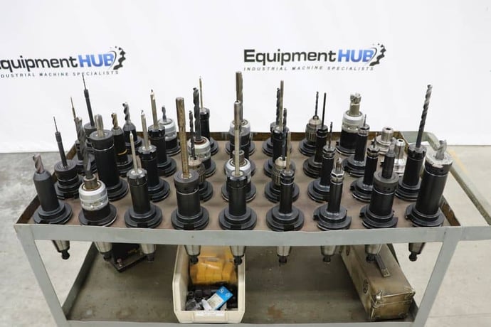 Caterpillar 50 assorted tool holders in cart (36 available) - Image 8