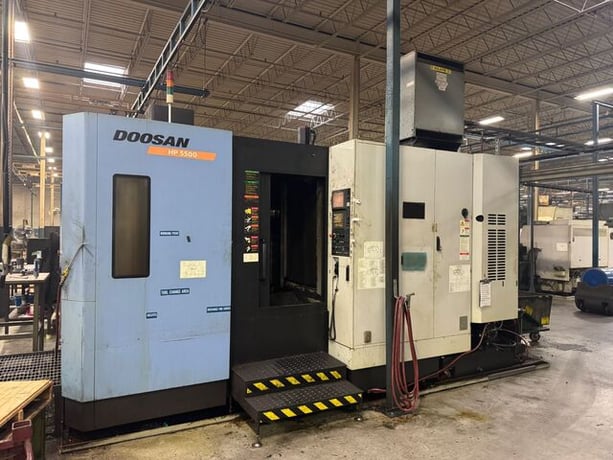 Daewoo Doosan #HP-5500, CNC horizontal machining center, Fanuc 18iMB, 31" X, 27" Y, 29" Z, 10000 RPM, 60 - Image 3