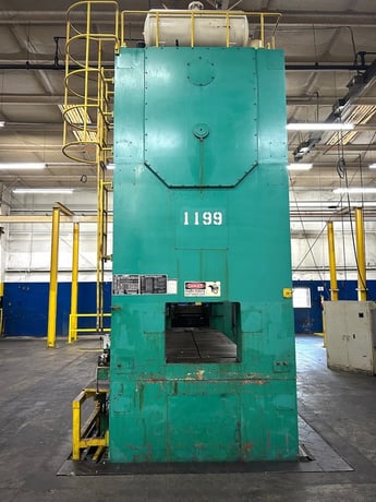 286 Ton, Stamtec #STD-260-380-125, Press, 7.9" stroke, 35.4" Shut Height, 159.6" x 49.2" tbl, 25 SPM, 141.7" - Image 6