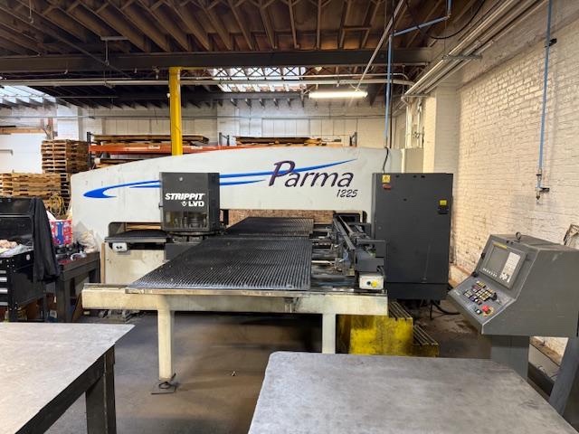 22 Ton, Strippit #Parma-1225, 21 Station Thick Turret, 1/4" Capacity, 49.21" x 98.4" Sheet, Fanuc Oi-PC - Image 2