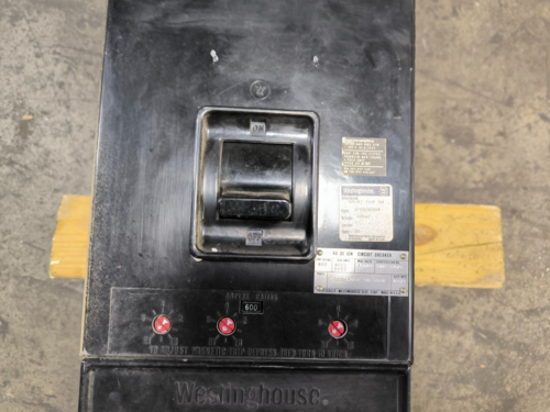 600 Amp, Westinghouse AB-DE-ION, Circuit Breaker, MA3800F, 3 Pole, 120 VAC - Image 5