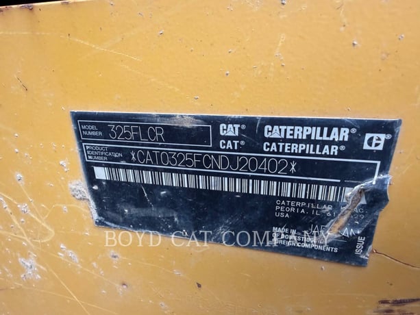 Caterpillar 325FLCR, Crawler Excavator, 5294 hours, S/N: NDJ20402, 2018 - Image 3