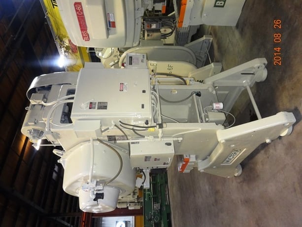 60 Ton, Minster #6, OBI press, 3.5" stroke, 2.75 power ram adj., 13.25" Shut Height, 0-120 SPM,air clutch & - Image 6