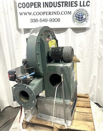 New York Blower, pressure blower size 1404, aluminum wheel, 2 HP New York Blower motor, 3470 RPM - Image 1