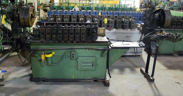 10 Stand, Tishken #10-4-1-1, rollformer with 5 ton press, 5 ton cut-off, 1" dia spindle, R to L - Image 1