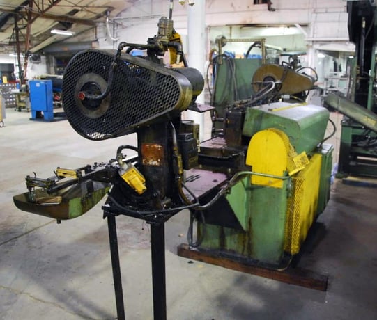 10 Stand, Tishken #10-4-1-1, rollformer with 5 ton press, 5 ton cut-off, 1" dia spindle, R to L - Image 5