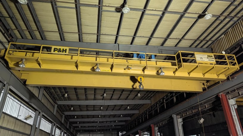 35 Ton, Demag, 57' 0" Span, 30' Lift, Class D, Pendant, VFD Bridge/Trolley, 2016 [#2643] - Image 1