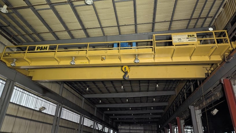 35 Ton, Demag, 57' 0" Span, 30' Lift, Class D, Pendant, VFD Bridge/Trolley, 2016 [#2643] - Image 2
