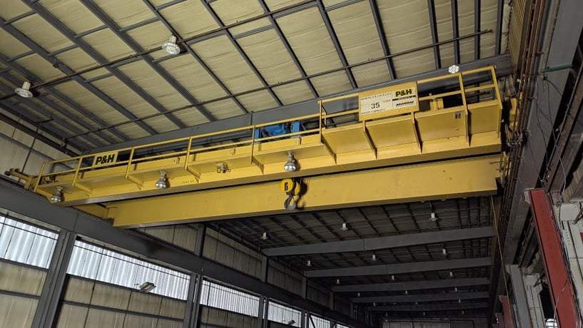 35 Ton, Demag, 57' 0" Span, 30' Lift, Class D, Pendant, VFD Bridge/Trolley, 2016 [#2643] - Image 3