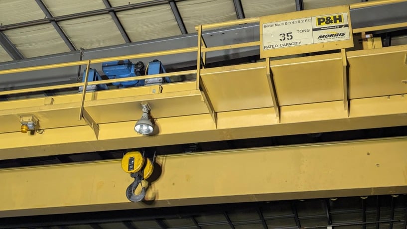 35 Ton, Demag, 57' 0" Span, 30' Lift, Class D, Pendant, VFD Bridge/Trolley, 2016 [#2643] - Image 4
