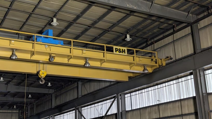 35 Ton, Abus, 57' 0" Span, 27' Lift, Class D, Pendant, VFD Bridge, 2003 [#2644] - Image 2