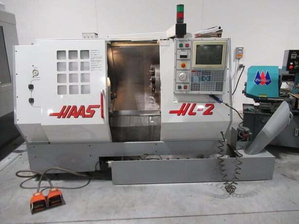 Haas #HL-2, CNC lathe, 20" swing, 3" bore, 10" diameter, 20" lght, 10 tool, programmable tailstock, 15 HP - Image 5