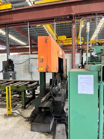 Peddinghaus #PCD-1100/3B, 3-head Automated Beam Drill Line, 850 RPM, Siemens 840DI cnc, 2018 - Image 3
