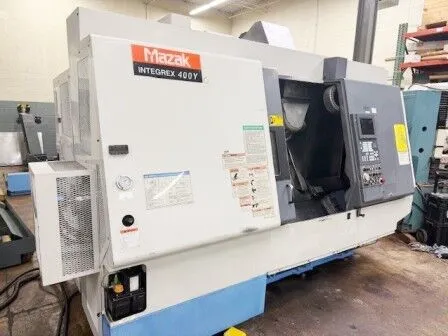 Mazak #Integrex-400Y, 5-Axis CNC Lathe, 24" swing, 15" chuck, 3.46" spindle bore, 3000 RPM, 40 ATC, 2001 - Image 4