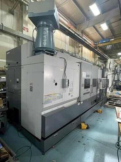 Okuma #Multus-B400W, 8-Axis CNC Lathe, 27.17" X, 60.83" Y, 9.06" Z, 27.9" swing, 61" machining length, 15" - Image 4