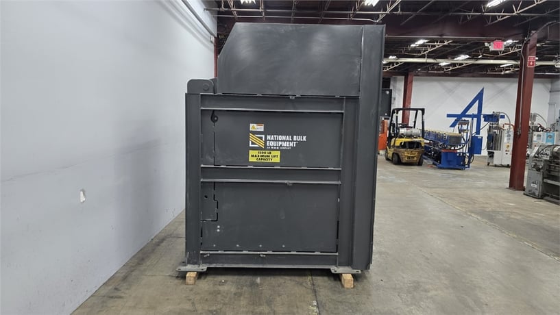 National Bulk Equipment, 40" x 48" x 51.5" Gaylord box dumper, 15500 lb., 135° rotation hydraulic cylindfers - Image 9