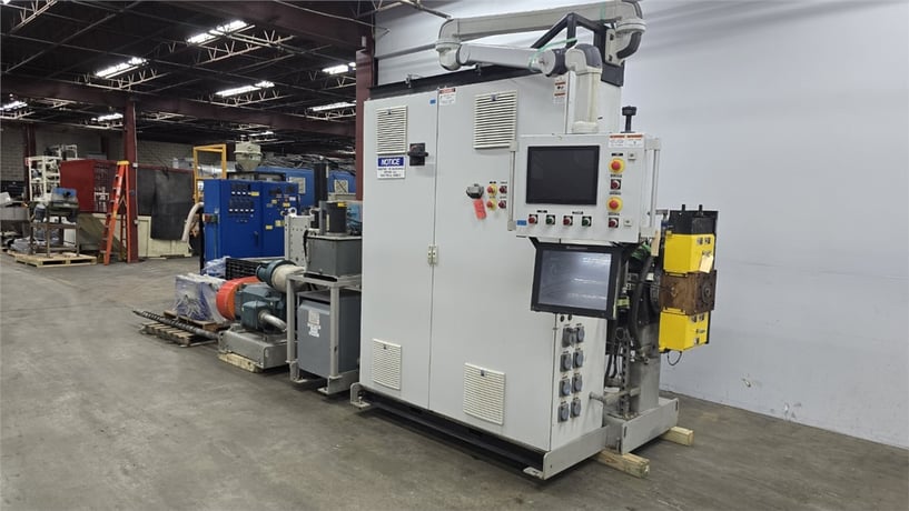 4.5" American Kuhne #450, extruder, 30:1 LD, air cooled, 250 HP, 300&deg;F, Hope Industrial HIS-UM17-CTBH - Image 3