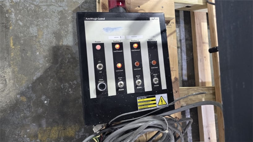 Maguire #WSB-220, 2 component gravimetric blender w/ additive feeder, 900-1000 lb/hr. - Image 10