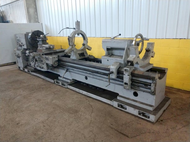 36" x 150" Sirco #PA-36, Engine Lathe, 25" swing over cross slide, 48" swing in gap, 5-1/2" spindle bore, 24" - Image 3