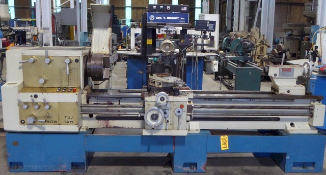 22" x 80" Toolmex #TUJ-50M/80, Engine Lathe, 14-1/2" swing over cross slide, 15" 3-jaw chuck, 3-1/2" spindle - Image 1
