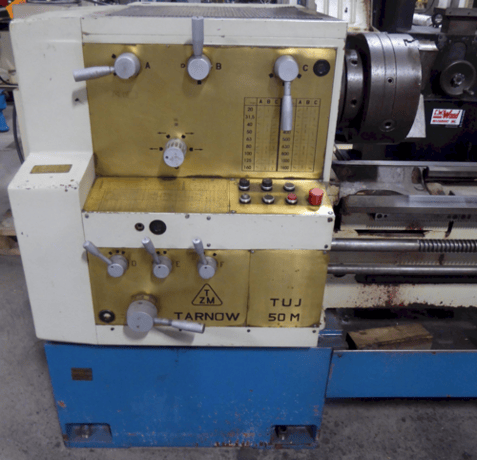 22" x 80" Toolmex #TUJ-50M/80, Engine Lathe, 14-1/2" swing over cross slide, 15" 3-jaw chuck, 3-1/2" spindle - Image 4