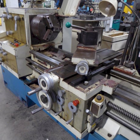 22" x 80" Toolmex #TUJ-50M/80, Engine Lathe, 14-1/2" swing over cross slide, 15" 3-jaw chuck, 3-1/2" spindle - Image 7
