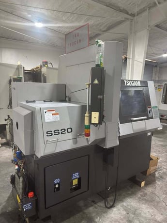 Tsugami #SS20, Swiss Type Automatic Screw Machine, 7-axis, 0.75" spindle hole diameter, 8.67" max. machining - Image 2