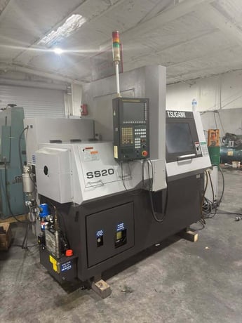 Tsugami #SS20, Swiss Type Automatic Screw Machine, 7-axis, 0.75" spindle hole diameter, 8.67" max. machining - Image 3