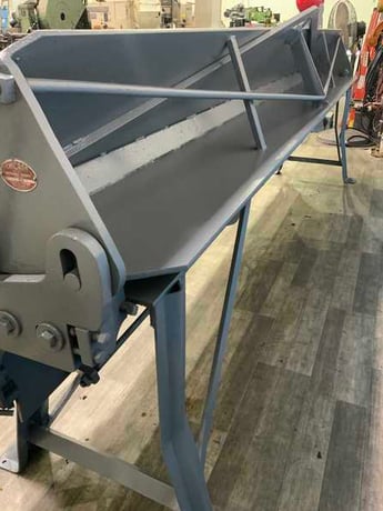 18 gauge x 12' Dreis & Krump #1218, apron brake, 2-1/4" max opening, 1" flange, 1/2" front-rear adjustment - Image 7