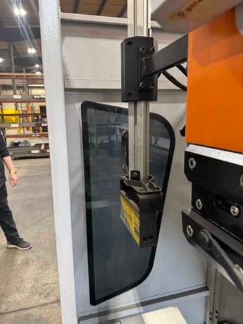110 Ton, Ermaksan #Power-Bend-Falcon, CNC hydrauic press brake, 8.6'OA, 86.6" between housing, 10.8" stroke - Image 5