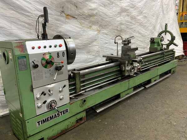 30" x 160" Timemaster #N-3022X1600, engine lathe, inch/metric threads, 3 & 4-jaw chuck, foot brake, 15 HP - Image 3