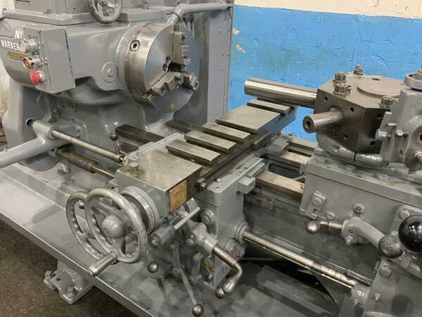 No. 5 Warner & Swasey, M1740, ram type turret lathe, 20" swing, 10-1/4" swing over cross slide, 10 HP, taper - Image 2
