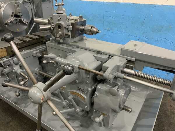 No. 5 Warner & Swasey, M1740, ram type turret lathe, 20" swing, 10-1/4" swing over cross slide, 10 HP, taper - Image 10