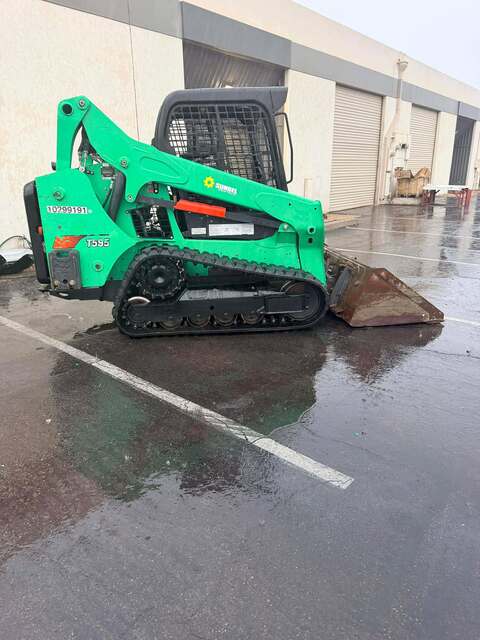 2200 lb. Bobcat #T595, 70 HP, Turbocharged diesel, open cab, 2020 - Image 5